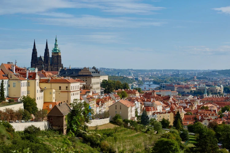 Прага, фестиваль света и замок 🏰